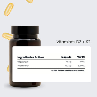 Vitaminas D3 + K2